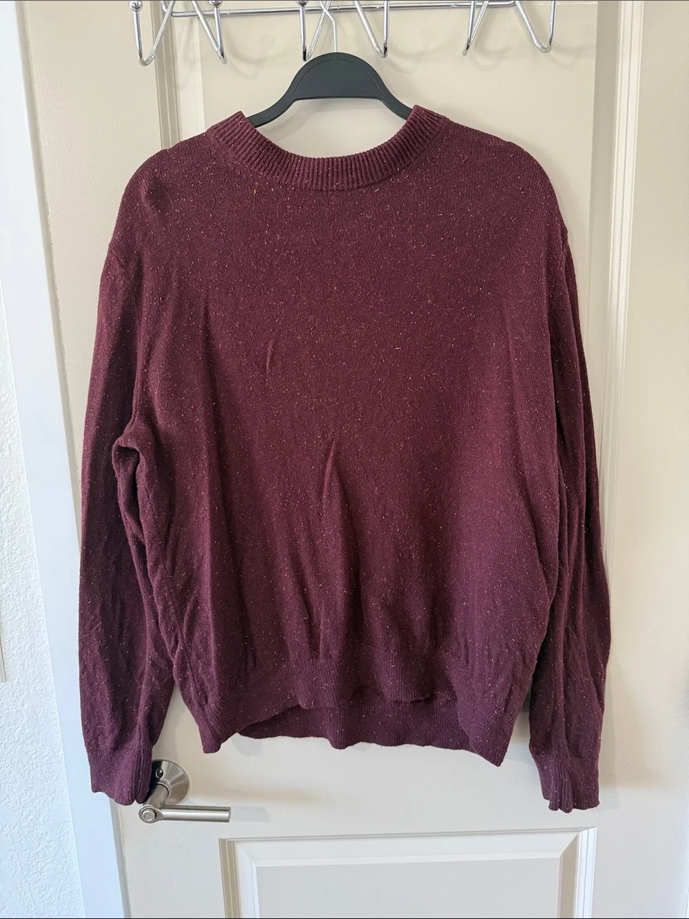 Banana Republic Burgundy Crewneck Sweater